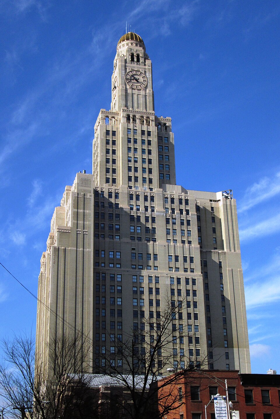Williamsburgh Savings Bank Tower at 1 Hanson Place, Brooklyn